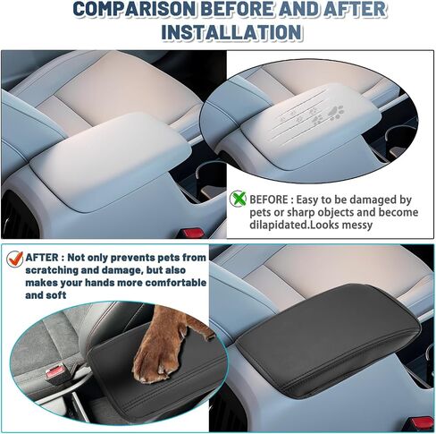 Ruiya Fit 2024 Kona غطاء مسند الذراع، لملحقات Hyundai Kona SX2 2024 غطاء وحدة التحكم المركزية 2024 Kona غطاء مسند الذراع متوافق مع 2024 Hyundai Kona SE/SEL/Limited/N Line in Saudi Arabia