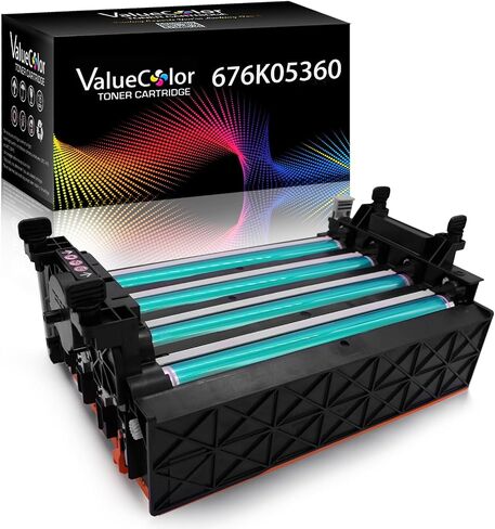 ValueColor 4 Pack Compatible 676K05360 High Yield Imaging Unit Replacement for Xerox Phaser 6125 6128MFP 6130 6140 6500 for WorkCentre 6505 Printer in Saudi Arabia