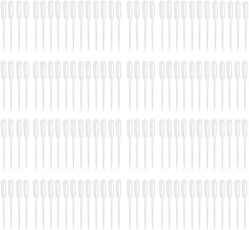 zoomto 250PCS Plastic Disposable Transfer Pipettes, 1ml Calibrated Pipette Dropper for Science Laboratory in Saudi Arabia