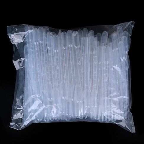 zoomto 250PCS Plastic Disposable Transfer Pipettes, 1ml Calibrated Pipette Dropper for Science Laboratory in Saudi Arabia