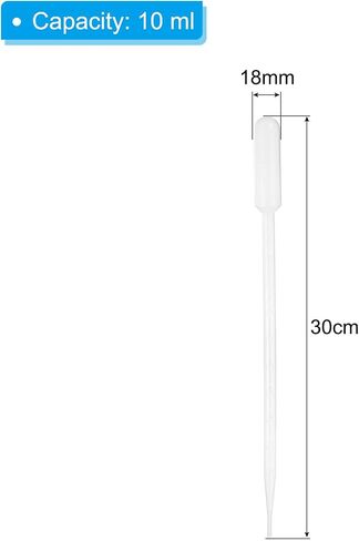 PATIKIL 3ml Pipettes Dropper, 60pcs Plastic Pipettes Disposable Pipette Transfer Pipette Calibrated Plastic Eye Dropper with Scale for Science Laboratory Resin DIY Crafts Art Makeup Oil in Saudi Arabia