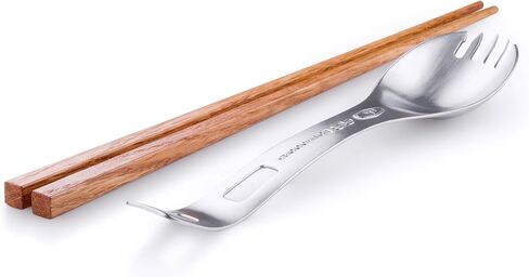 GSI Outdoors Glacier Stainless Kung Foon Utensil for Camping and Backpacking in Saudi Arabia