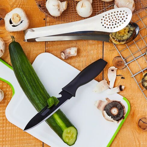 ANBrethren Portable Camping Kitchen Utensil Set Stainless Steel Outdor Cooking and Grilling Utensil Organizer Perfect for Travel, Picnics, RVs, Camping, BBQs (4Pcs or 31 Pcs/Set) in Saudi Arabia