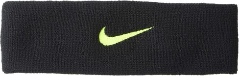 Nike N.NN.D6.023.OS Dri-Fit Headband 2.0 (Black/Volt) in Kuwait