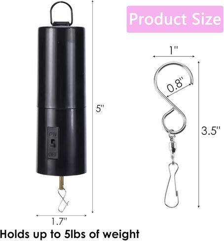Yaegoo 6 حزمة محرك دوار الرياح، محرك دوار للرياح مع خطافات دوارة معلقة، محرك دوار صغير للعرض المعلق لدوار الرياح وأجراس الرياح in Kuwait