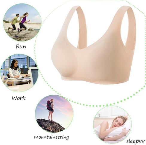 NARCISA Seamless Mastectomy Bra for Women's Breast Prosthesis Formation Artificial Breast Pocket Bra in Saudi Arabia