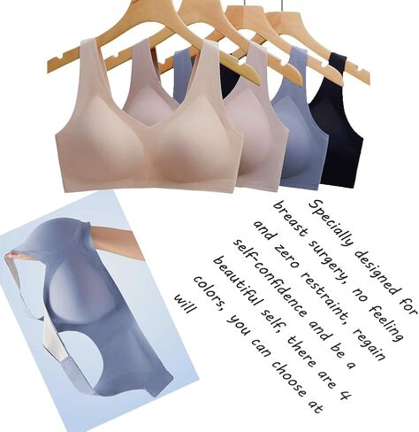 NARCISA Seamless Mastectomy Bra for Women's Breast Prosthesis Formation Artificial Breast Pocket Bra in Saudi Arabia