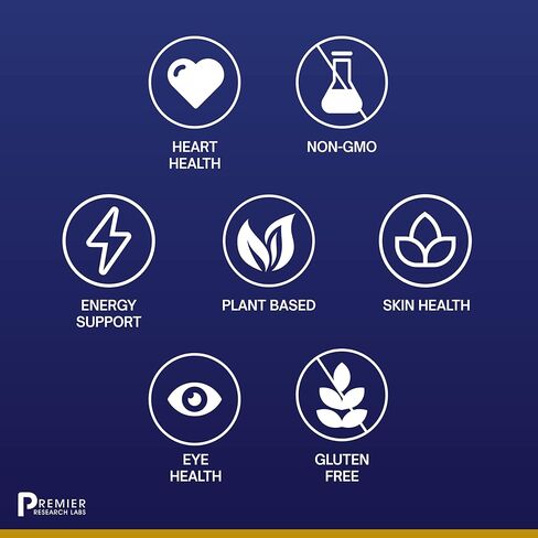 مجمع أستازانتين من Premier Research Labs - يدعم نظام القلب والأوعية الدموية والعينين والجلد* - مع أستازانتين وكلوريلا وشوك الحليب - نباتي نقي - 60 كبسولة من مصدر نباتي in Kuwait