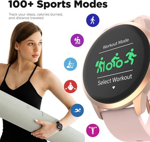 ساعة ذكية iTouch Sport 4 - متتبع اللياقة البدنية، مراقب معدل ضربات القلب، وجه ساعة قابل للتخصيص - متتبع النشاط والسعرات الحرارية - أكثر من 100 وضع رياضي - اتصال بلوتوث in Kuwait