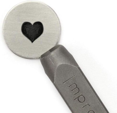 ImpressArt - Heart Burst Metal Stamp, Arts & Crafts Jewelry Stamping Tools, Steel Punch for Handmade Designs & Love Gifts Ideas (6mm) in Saudi Arabia