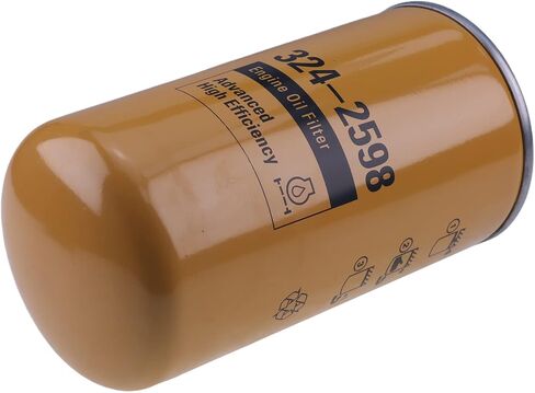 AIVWUMOT Oil Filter 324-2598 Compatible with Caterpillar CAT Marine Advanced Efficiency 3116 and 3126 Engine in Saudi Arabia