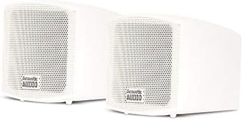Acoustic Audio AA321B Mountable Indoor Speakers 400 Watts Black Bookshelf Pair in Kuwait