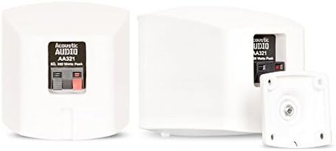 Acoustic Audio AA321B Mountable Indoor Speakers 400 Watts Black Bookshelf Pair in Kuwait