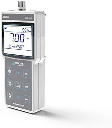 Apera Instruments AI422 EC400S مجموعة أدوات قياس EC المحمولة (الموصلية)/TDS/الملوحة/المقاومة)، إدارة بيانات GLP (500 مجموعة من تخزين البيانات)، مخرج بيانات USB، ارتفاع 1.3 بوصة، عرض 3.4 بوصة، طول 7 بوصة in Saudi Arabia