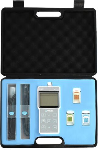 Apera Instruments AI422 EC400S مجموعة أدوات قياس EC المحمولة (الموصلية)/TDS/الملوحة/المقاومة)، إدارة بيانات GLP (500 مجموعة من تخزين البيانات)، مخرج بيانات USB، ارتفاع 1.3 بوصة، عرض 3.4 بوصة، طول 7 بوصة in Saudi Arabia