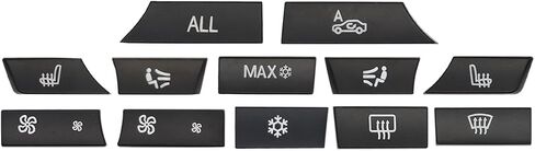 Yunnergo 12 Button Key Caps A/C Heater Control Panel Switch Kit Compatible with 5 6 7 Series F10 F01 F12 F07 GT F12 F13 F02 61319313923 931392 in Saudi Arabia