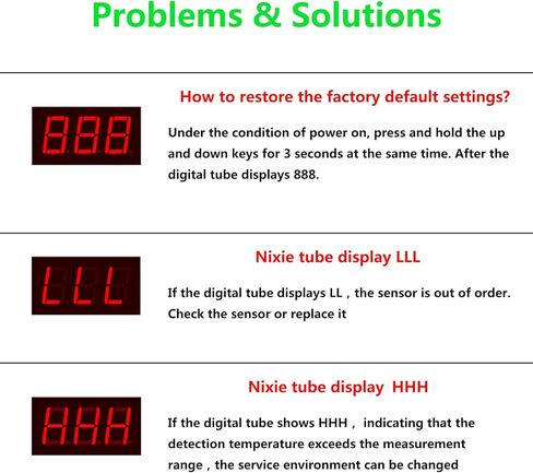2Pcs W3002 Digital Temperature Controller 24V LED Thermostat Thermoregulator Heat Cool Temperature Thermostat Control Switch Probe with Waterproof Sensor XH-W3002 Meter Fridge Water Heating Cooling in Saudi Arabia