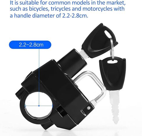 خطاف قفل أمان مضاد للسرقة مع مفتاحين لـ KAWASAKI Vulcan S 650 VN650 VN 650 in Kuwait