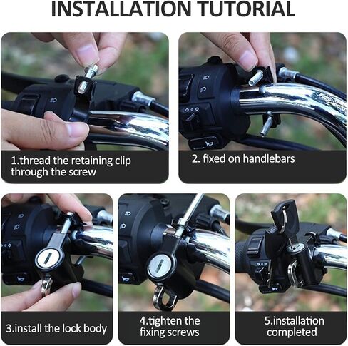 خطاف قفل أمان مضاد للسرقة مع مفتاحين لـ KAWASAKI Vulcan S 650 VN650 VN 650 in Kuwait