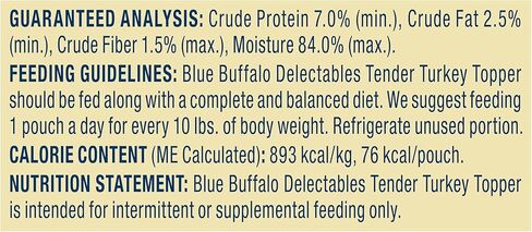 مجموعة متنوعة من أغطية طعام الكلاب الرطبة الطبيعية من Blue Buffalo Delectables، دجاج لذيذ ولحم بقر لذيذ، قطع في المرق، 3 أونصة. (12 كيس، 6 من كل نكهة) in Kuwait