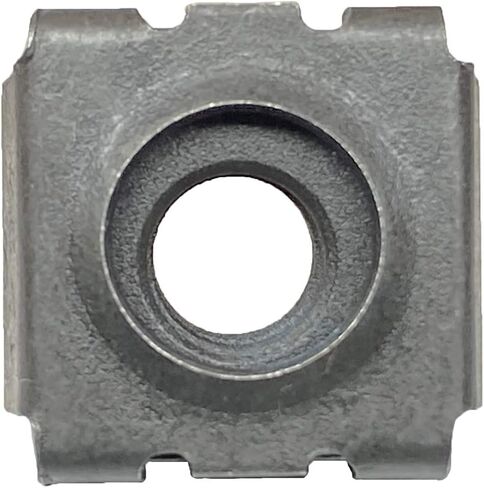 RackGold® Black 12-24 Cage Nuts 100 Pack - USA Made in Saudi Arabia