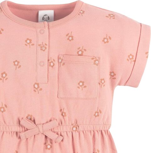 طقم رومبير بأكمام قصيرة للفتيات الصغيرات من Gerber بدون أكمام in Saudi Arabia