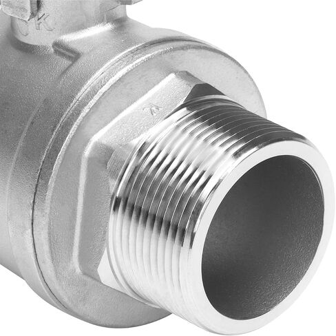 DERNORD 2 Pack Full Port Ball Valve 1/4 Inch - Male x Female Stainless Steel 304 Heavy Duty for Water, Oil, and Gas, 1000WOG in Saudi Arabia