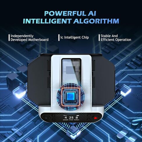 KFURNIKN Automatic Card Dealer and Shuffler, Automatic Card Shuffler 2 Deck, 360°Rotating Auto Card Dealer, Playing Card Machine for Uno, Hold'em, Blackjack As Gifts in Kuwait