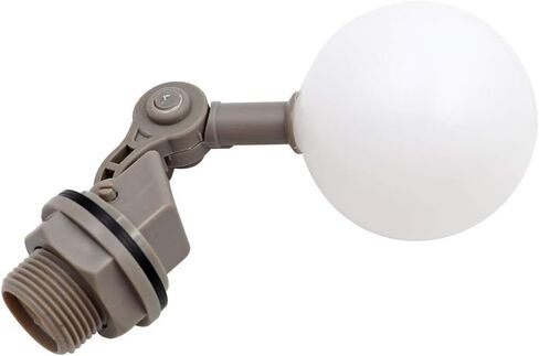 2 Pieces Mini Float Valve 1/2 or 3/4 Water Float Valve with Adjustable Arm Automatic Fill Valve Kit for Livestock Water Tank Fountains (1/2 Inch) in Kuwait