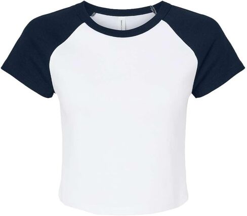 Bella Canvas Ladies' Micro Ribbed Raglan Baby Tee in Saudi Arabia