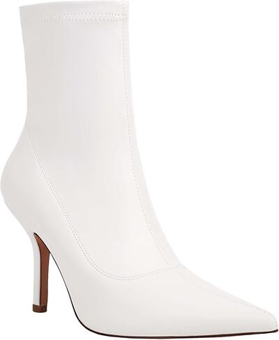 Mofirdast المرأة سلسلة معدنية أحذية الكاحل، مثير Stiletto الكعب العالي وأشار اصبع القدم سستة حزب الجوارب الأنيقة للنساء in Saudi Arabia