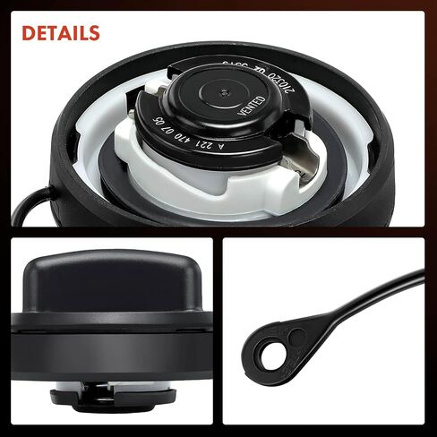 A-Premium Fuel Tank Filler Cap Compatible with Mercedes-Benz C230 C240 C250 C280 C300 C32 AMG C320 C350 C55 AMG C63 AMG E320 E350 E400 E500 E550 E55 AMG E63 AMG GLK250 GLK350 S400 S550 S600 S63 AMG in Saudi Arabia