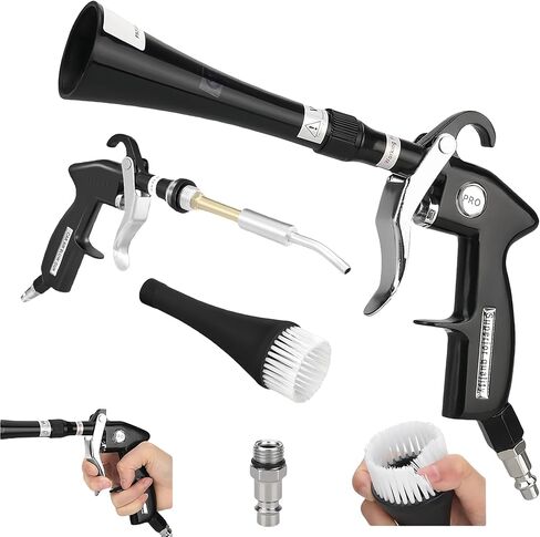 Detailing Car Cleaning Gun, High Pressure Air Blow Gun for Interior Dryer, Car Detailing Kit Interior Cleaner, Car Detailing Tools Quickly Blowing Out Dirt and Dust Working with Air Compressor in Saudi Arabia