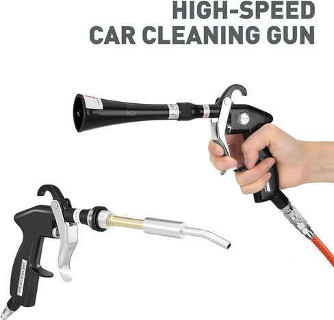 Detailing Car Cleaning Gun, High Pressure Air Blow Gun for Interior Dryer, Car Detailing Kit Interior Cleaner, Car Detailing Tools Quickly Blowing Out Dirt and Dust Working with Air Compressor in Saudi Arabia