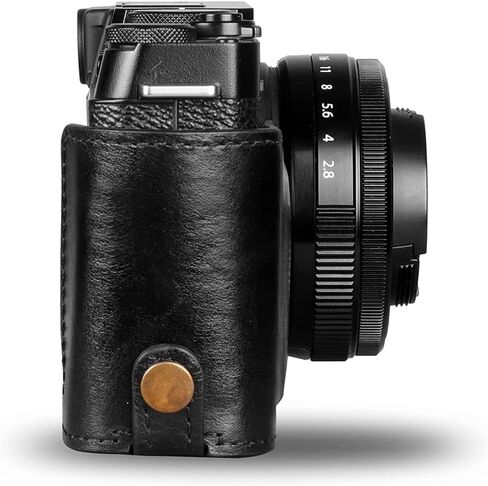 MegaGear Ever Ready Genuine Leather Camera Half Case Compatible with Fujifilm X Series X-E4,Brown,MG1982 in Kuwait