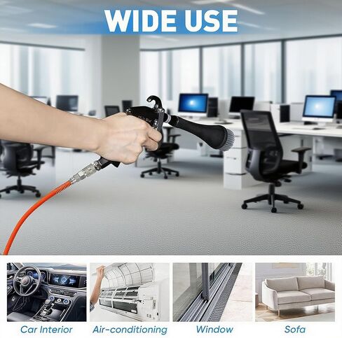 Detailing Car Cleaning Gun, High Pressure Air Blow Gun for Interior Dryer, Car Detailing Kit Interior Cleaner, Car Detailing Tools Quickly Blowing Out Dirt and Dust Working with Air Compressor in Saudi Arabia