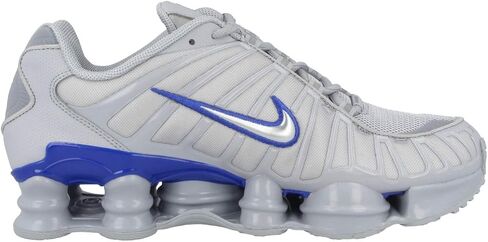 حذاء Nike Shox TL للرجال (CN0151-001، رمادي ذئب/أزرق ريسر/فضي معدني) مقاس 9 in Saudi Arabia