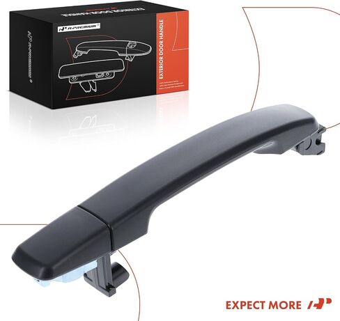 A-Premium Front Right Passenger Side Exterior Door Handle Compatible with Nissan Frontier 2005-2013, Xterra 2005-2013 & Suzuki Equator 2009-2012, Textured Black, Replace# 80646-ZS51A, 80640-ZS05A in Saudi Arabia