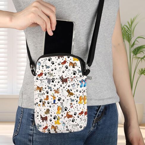 G2TUP Dogs Crossbody Bag Cartoon Puppy Themed Gifts Dog Lover Gifts Puppy Shoulder Bag in Saudi Arabia