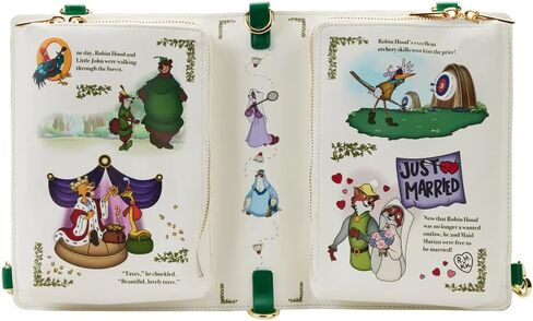 Loungefly Disney Robin Hood Book Convertible Crossbody in Saudi Arabia