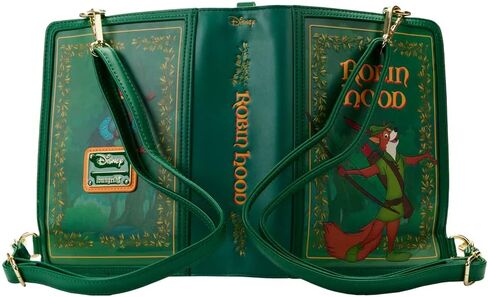 Loungefly Disney Robin Hood Book Convertible Crossbody in Saudi Arabia