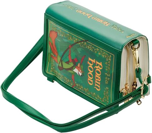 Loungefly Disney Robin Hood Book Convertible Crossbody in Saudi Arabia