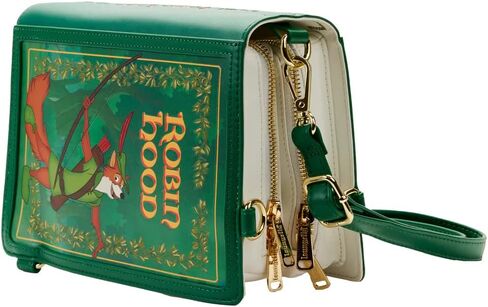 Loungefly Disney Robin Hood Book Convertible Crossbody in Saudi Arabia