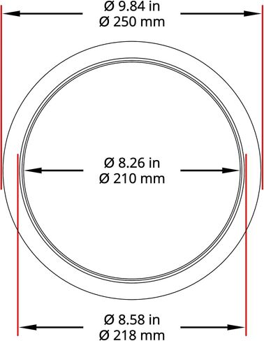 EARTHQUAKE RK-C8 V2 New Construction Rough-in Kit for 8-Inch Ceiling Speakers, One Pair in Kuwait