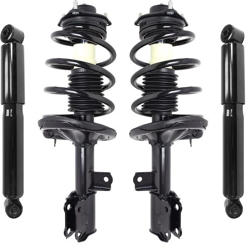 COMPLETESTRUTS - مجموعات الدعامة الأمامية الكاملة مع نوابض لولبية واستبدال ممتص الصدمات الخلفي لسيارة Kia Forte 2010-2013 (مجموعة من 4) in Saudi Arabia