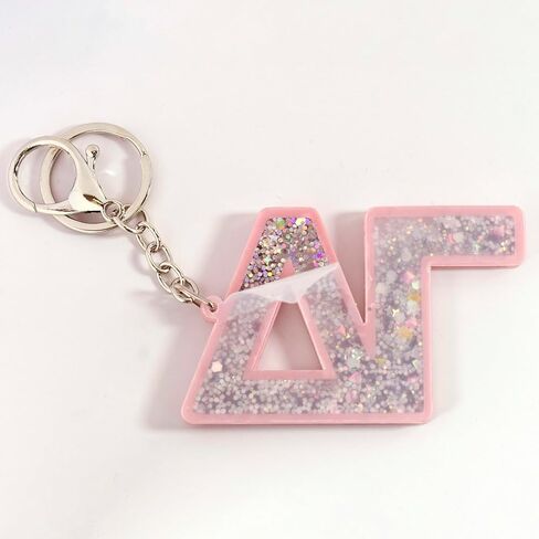 Kappa Kappa Gamma Glitter Sorority Keychain in Saudi Arabia