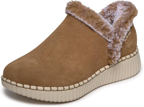 حذاء ويلشاير BLVD-Fallin للسيدات من Skechers سهل الارتداء للكاحل بدون استخدام اليدين in Kuwait