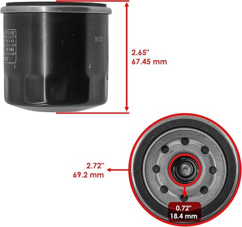 Caltric 3 Pack Oil Filter Compatible with Yamaha Yfm700F Yfm-700F Grizzly 700 Fi Auto 4X4 Eps Se 700 2007-2015 Atv in Saudi Arabia