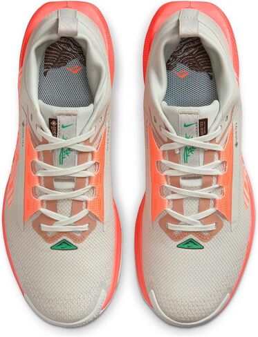 حذاء الجري Nike Pegasus Trail 5 Gore-TEX للسيدات مقاوم للماء (FQ0912-004، فضي فاتح/مانجو وايلد فاتح/مرجاني عتيق) مقاس 5 in Kuwait