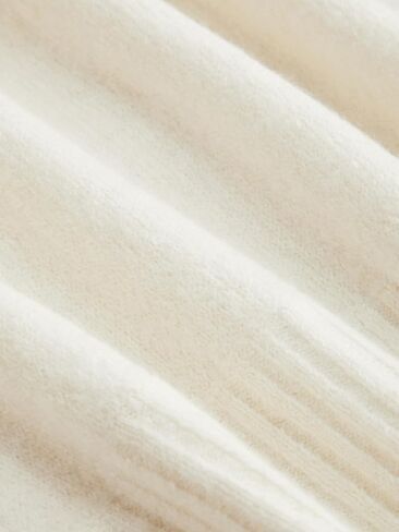 CIDER Knitted Boat Neck Solid Asymmetrical Long Sleeve Top in Saudi Arabia